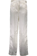 JUST CAVALLI WOMEN'S WHITE TROUSERS