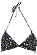 KARL LAGERFELD BEACHWEAR SWIMSUIT TOP WOMEN BLACK