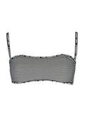 KARL LAGERFELD BEACHWEAR SWIMSUIT TOP WOMEN BLACK