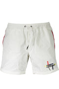 KARL LAGERFELD BEACHWEAR SWIMSUIT BOTTOM MEN WHITE