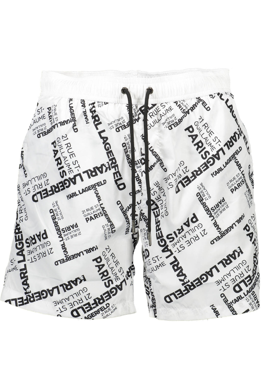 KARL LAGERFELD BEACHWEAR SWIMSUIT BOTTOM MEN WHITE