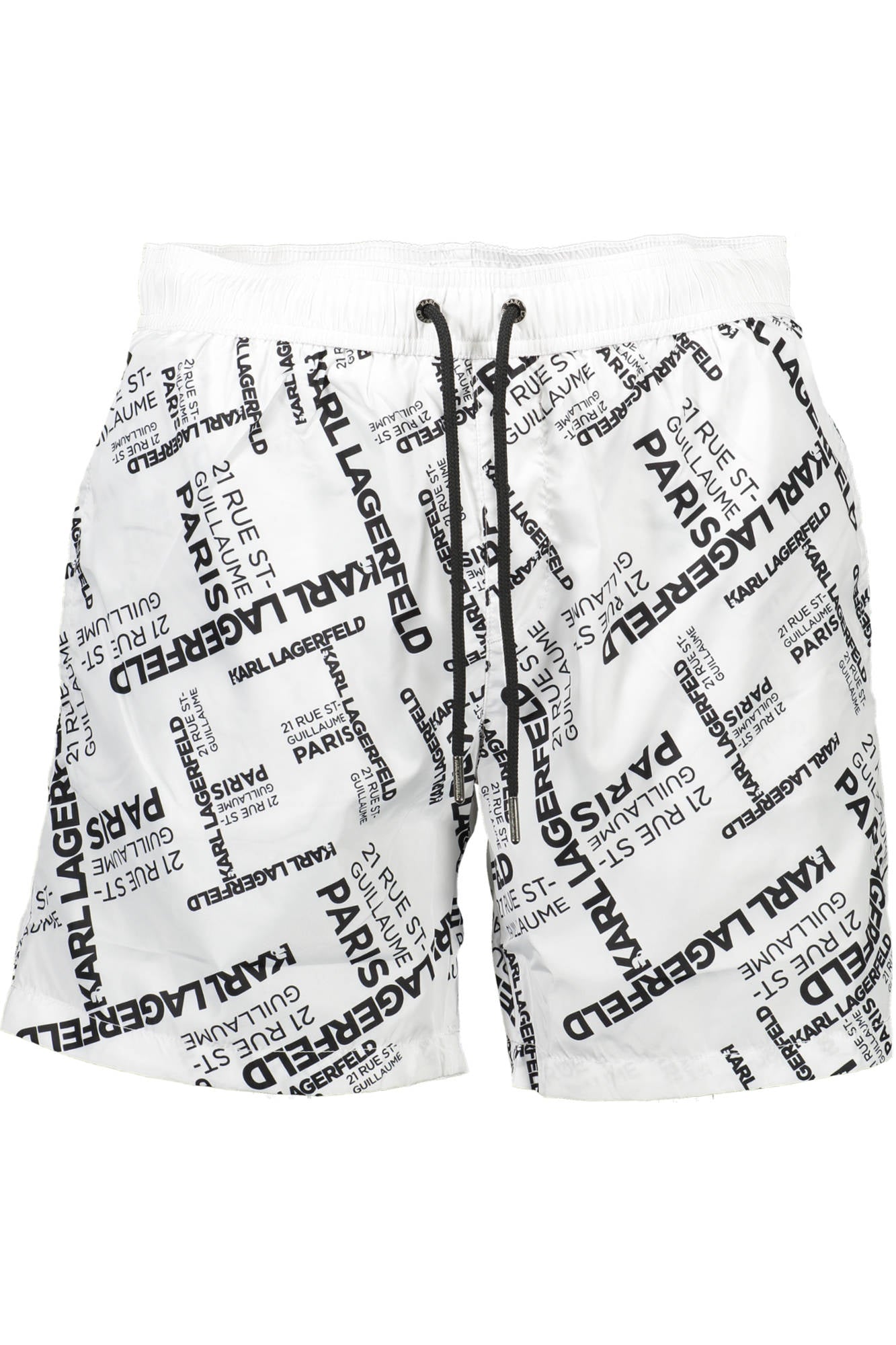 KARL LAGERFELD BEACHWEAR SWIMSUIT BOTTOM MEN WHITE