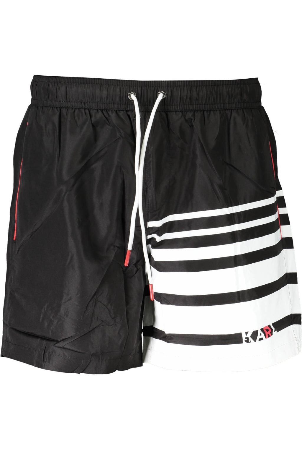 KARL LAGERFELD BEACHWEAR SWIMSUIT BLACK MEN'S BOTTOM