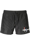 KARL LAGERFELD BEACHWEAR SWIMSUIT PARTS UNDER MAN BLACK