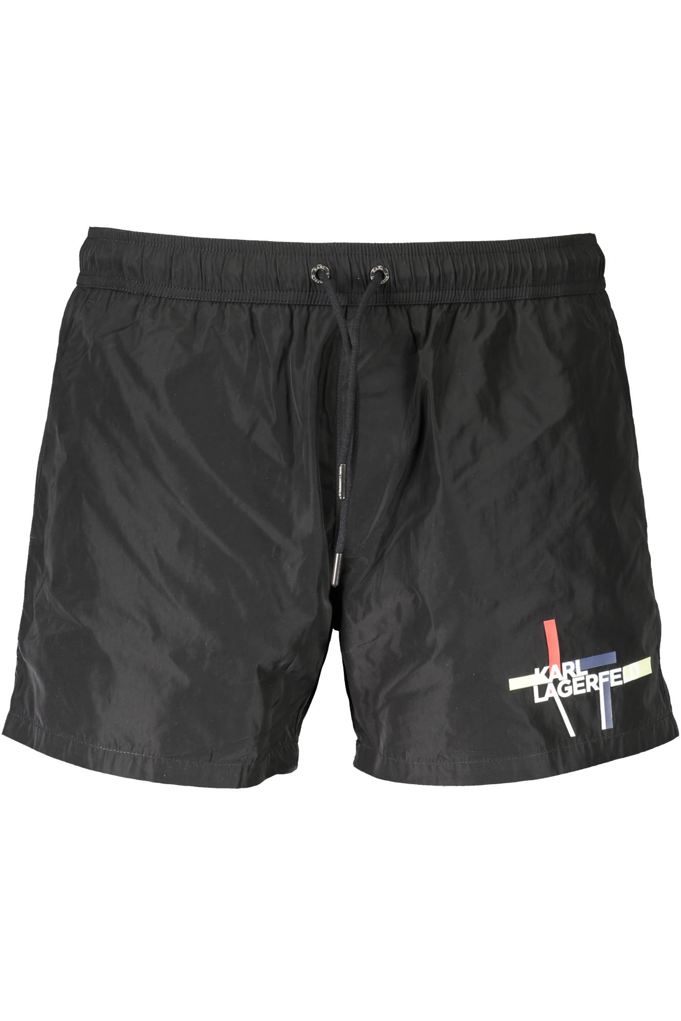 KARL LAGERFELD BEACHWEAR SWIMSUIT PARTS UNDER MAN BLACK
