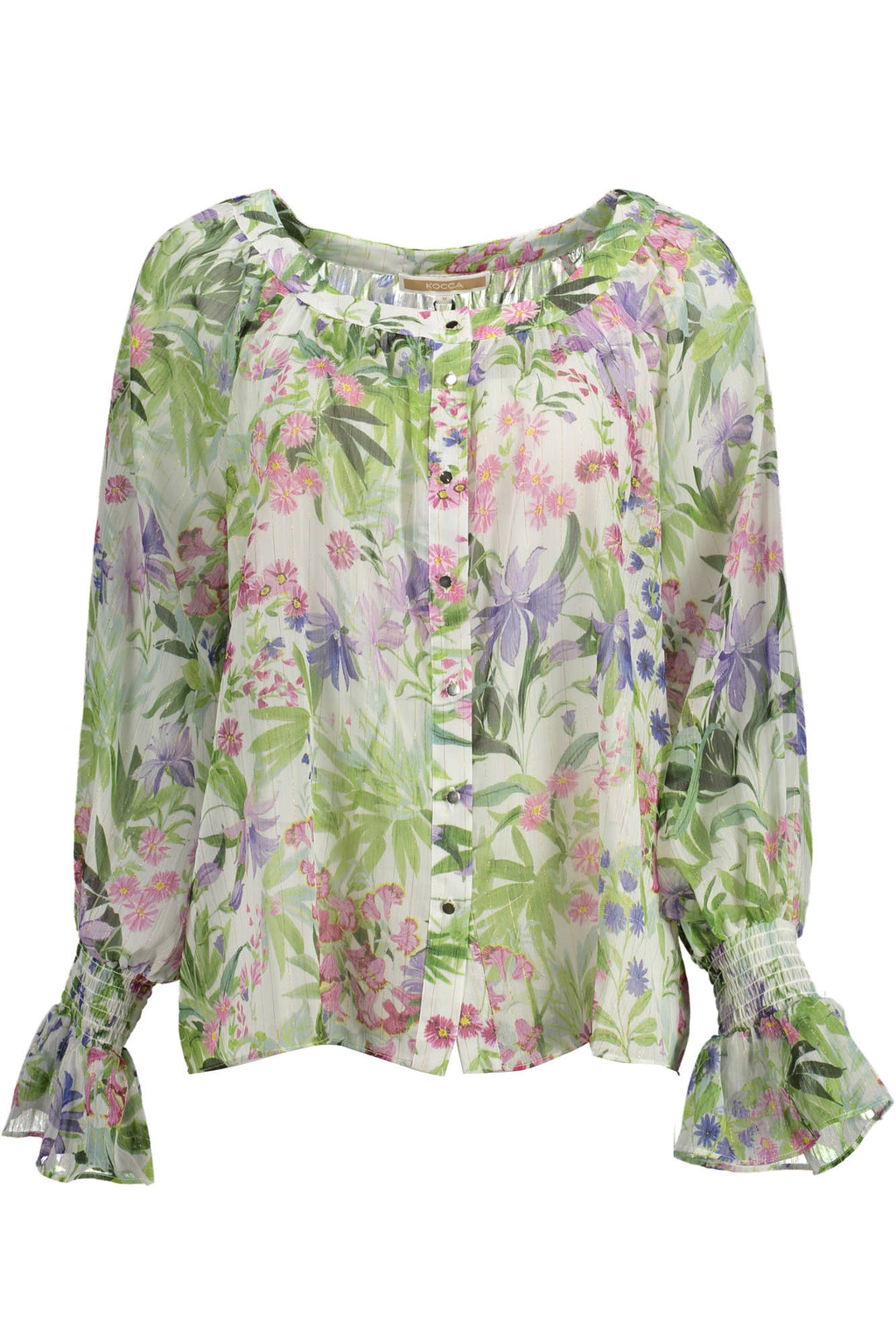 KOCCA LONG SLEEVE SHIRT GREEN WOMAN