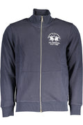 LA MARTINA MEN'S BLUE ZIPPED SWEATSHIRT