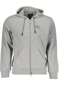 LA MARTINA MEN'S GRAY ZIP SWEATSHIRT