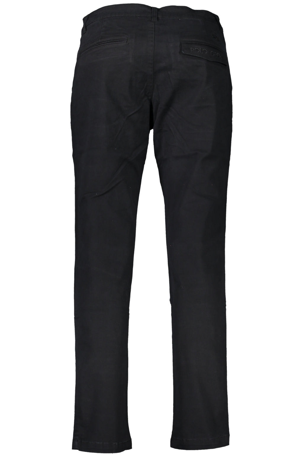 LA MARTINA BLACK MEN'S TROUSERS
