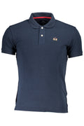 LA MARTINA MEN'S SHORT SLEEVED POLO SHIRT BLUE