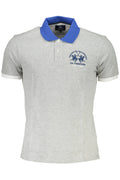 LA MARTINA MEN'S SHORT SLEEVE POLO GREY