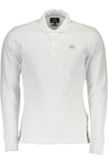 LA MARTINA MEN'S WHITE LONG SLEEVE POLO SHIRT