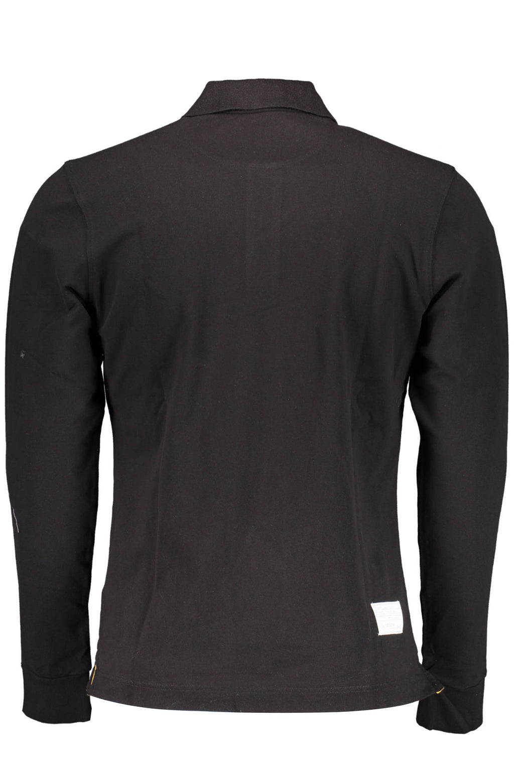 LA MARTINA MEN'S BLACK LONG SLEEVE POLO SHIRT