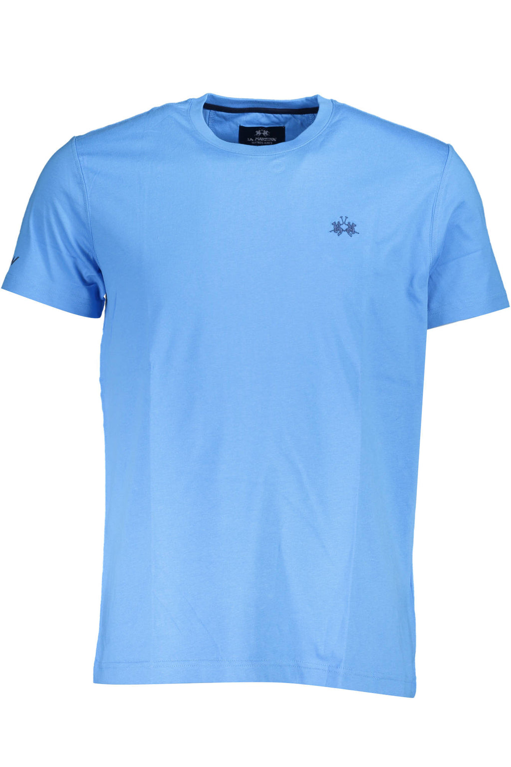 LA MARTINA MEN'S SHORT SLEEVE T-SHIRT BLUE