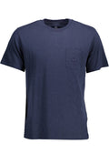 LA MARTINA MEN'S SHORT SLEEVE T-SHIRT BLUE