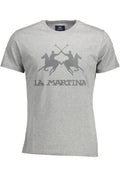LA MARTINA SHORT SLEEVE T-SHIRT MEN GREY