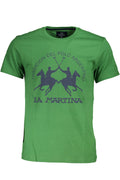 LA MARTINA MEN'S SHORT SLEEVE T-SHIRT GREEN