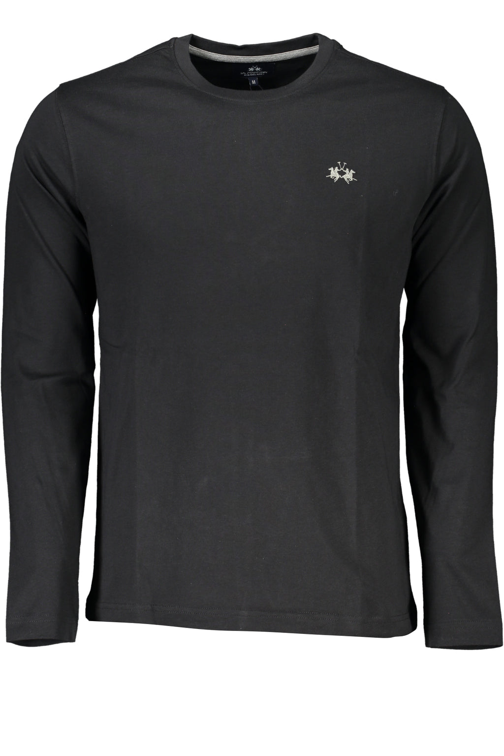 LA MARTINA MEN'S LONG SLEEVE T-SHIRT BLACK