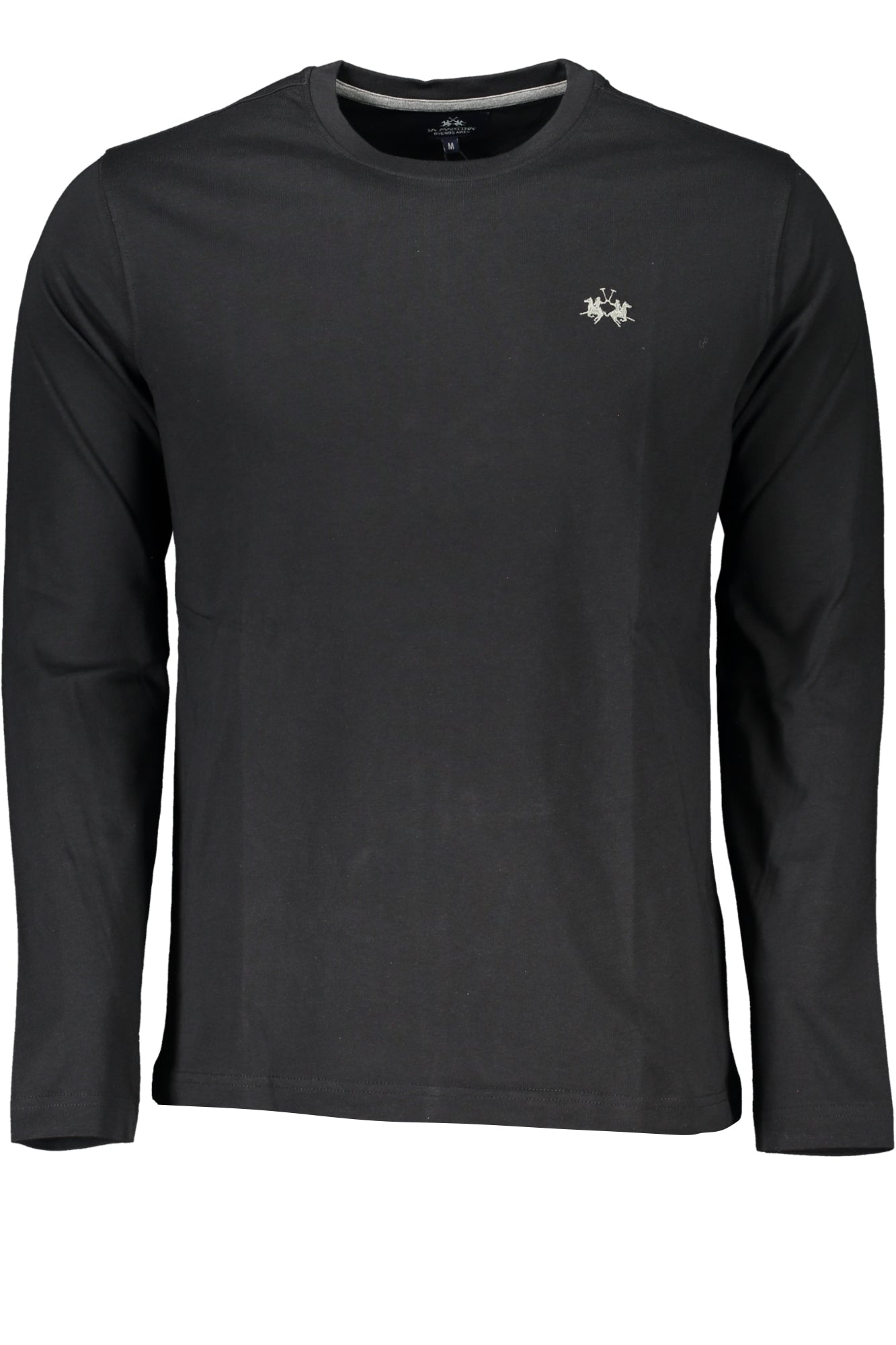 LA MARTINA MEN'S LONG SLEEVE T-SHIRT BLACK