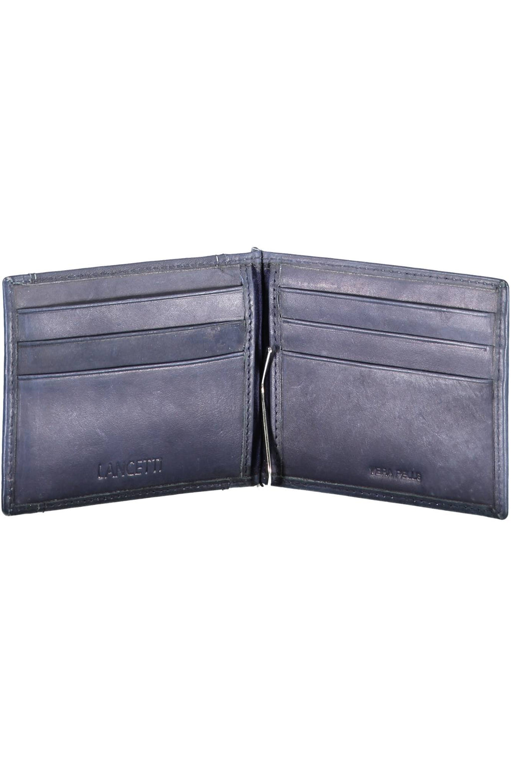 LANCETTI MEN'S WALLET BLUE