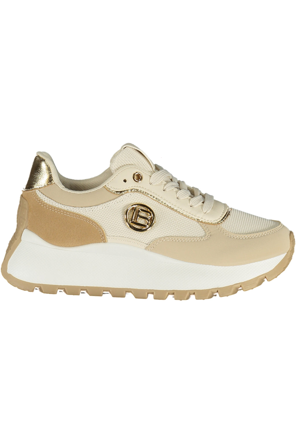 LAURA BIAGIOTTI WOMEN'S BEIGE SPORTS SHOES