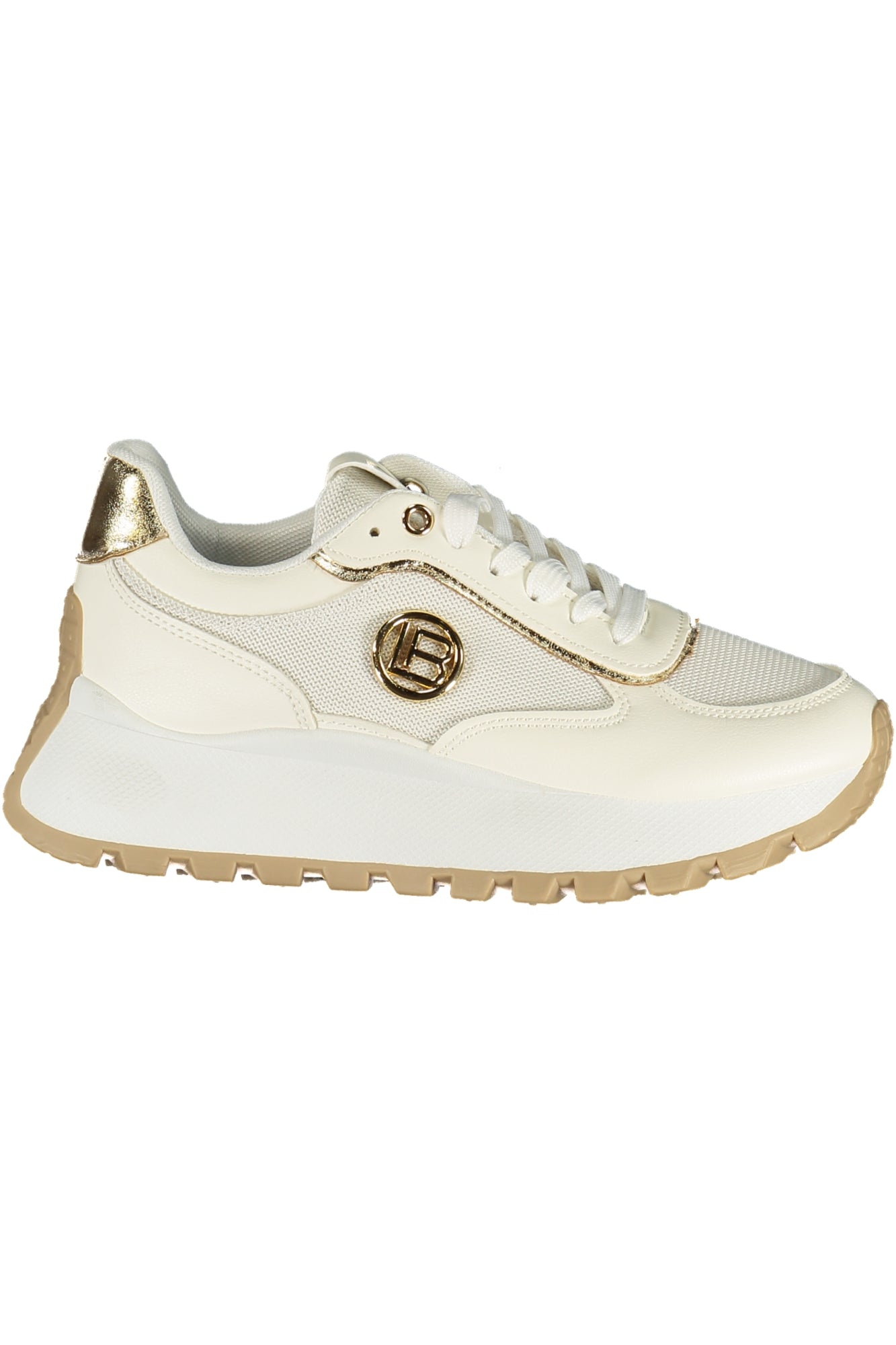 LAURA BIAGIOTTI WOMEN'S WHITE SPORTS SHOES