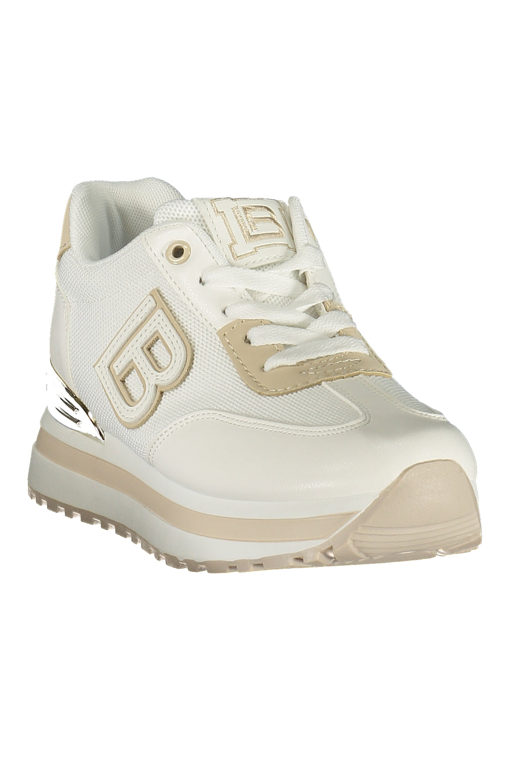 LAURA BIAGIOTTI WOMEN'S WHITE SPORTS SHOES