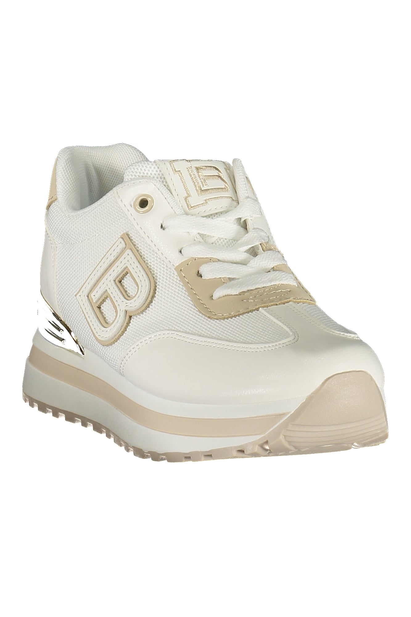 LAURA BIAGIOTTI WOMEN'S WHITE SPORTS SHOES