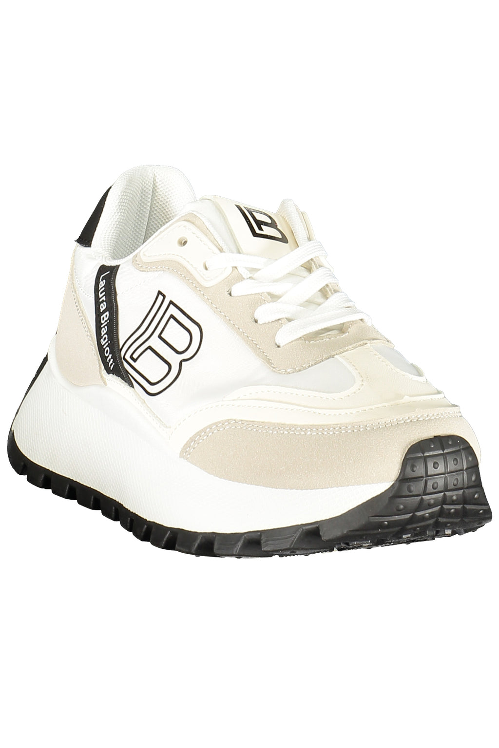 LAURA BIAGIOTTI WOMEN'S WHITE SPORTS SHOES
