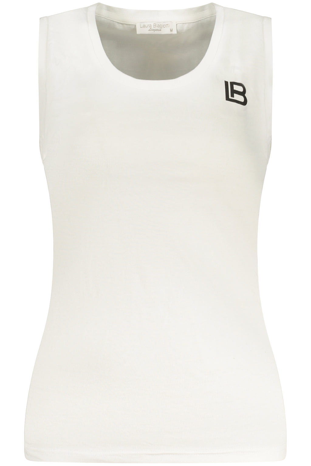 LAURA BIAGIOTTI WOMEN'S WHITE EXTERIOR TANK TOP