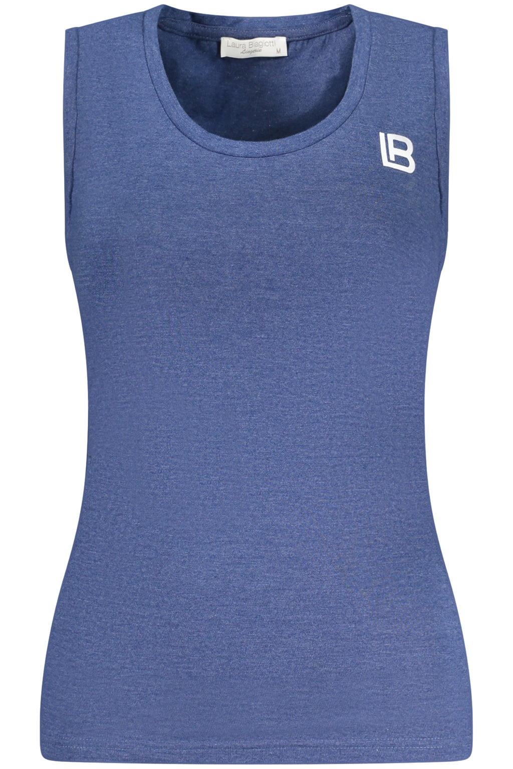 LAURA BIAGIOTTI WOMEN'S BLUE EXTERNAL TANK TOP