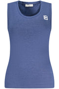 LAURA BIAGIOTTI WOMEN'S BLUE EXTERNAL TANK TOP