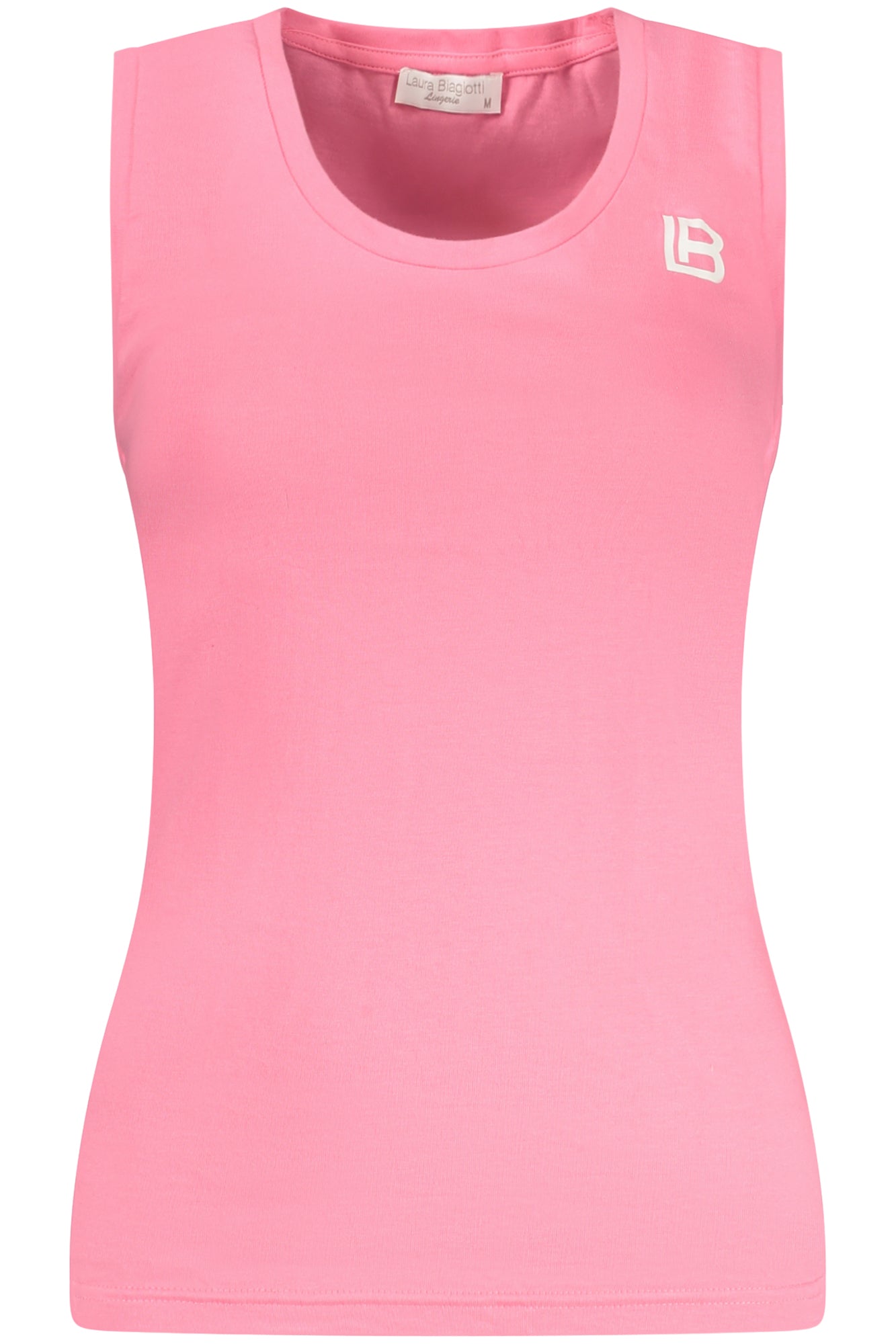 LAURA BIAGIOTTI WOMEN'S PINK EXTERNAL TANK TOP