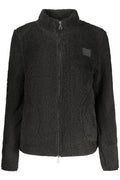 LAURA BIAGIOTTI WOMEN'S BLACK ZIP-UP SWEATSHIRT