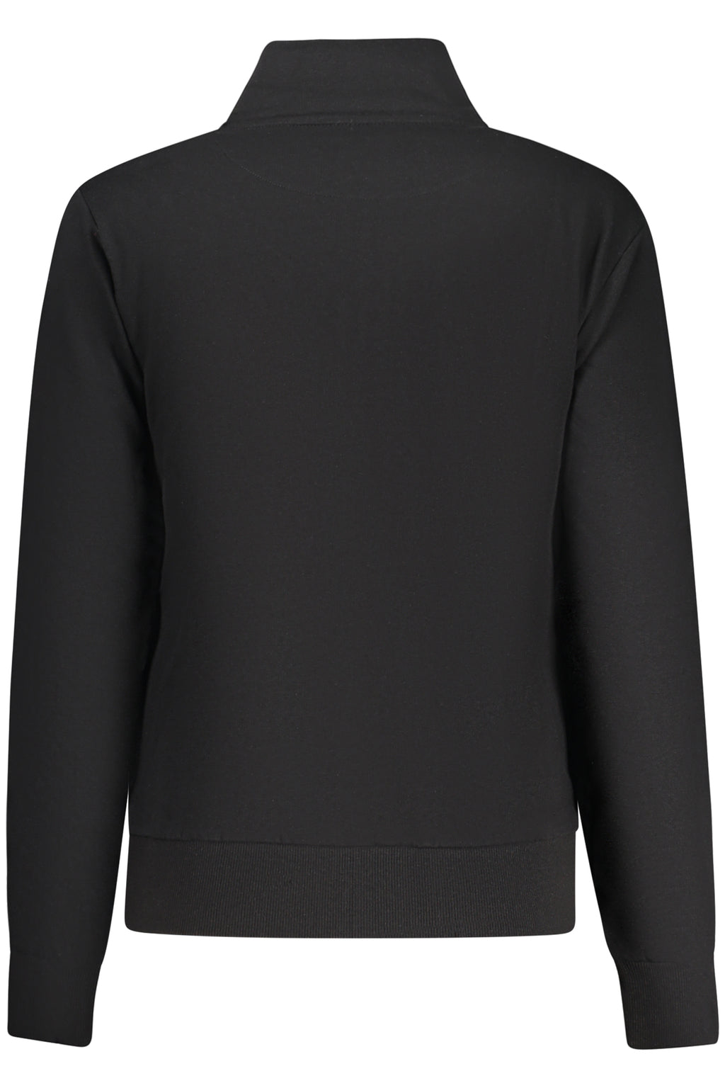 LAURA BIAGIOTTI WOMEN'S BLACK ZIP-UP SWEATSHIRT