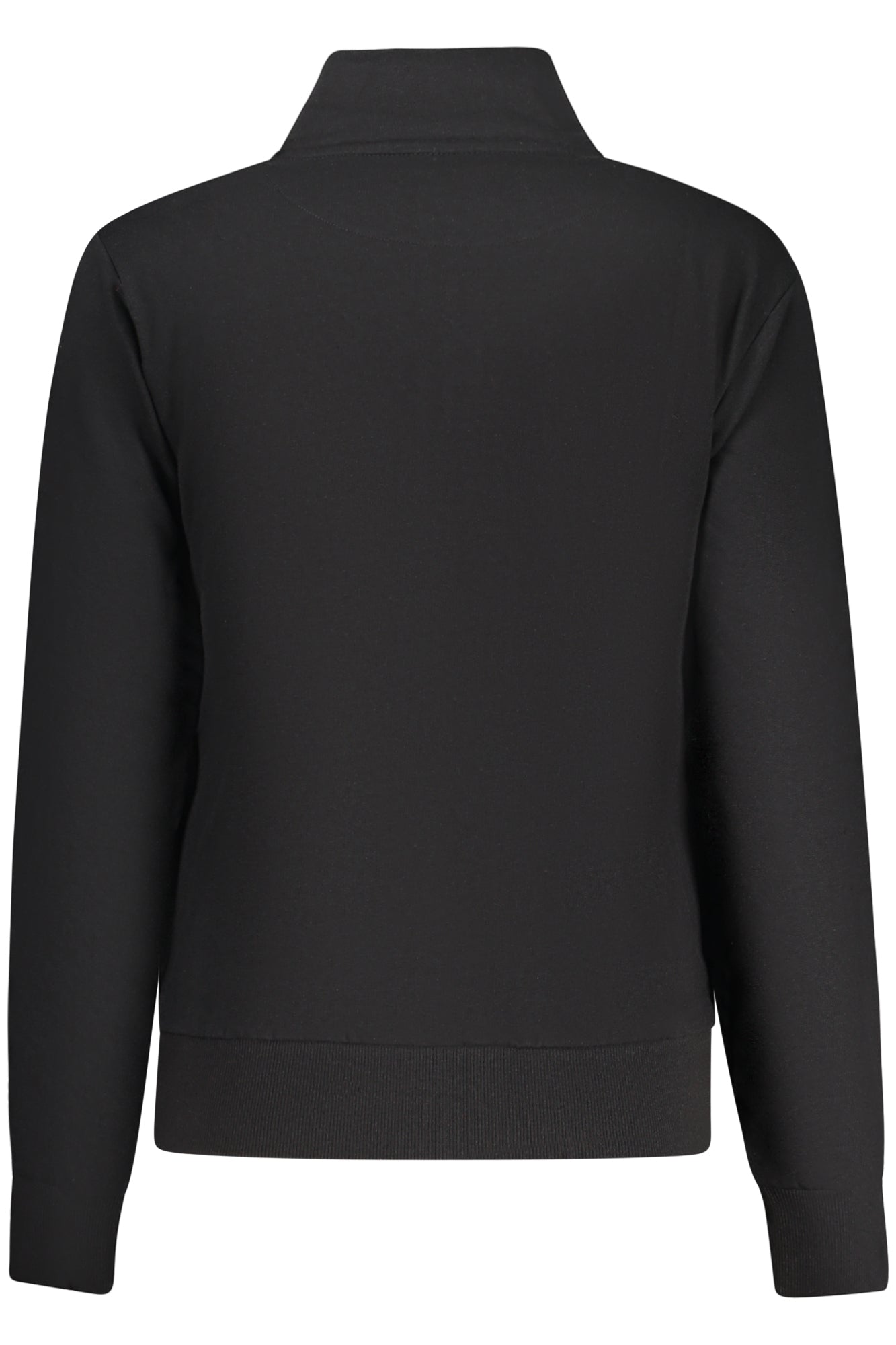 LAURA BIAGIOTTI WOMEN'S BLACK ZIP-UP SWEATSHIRT