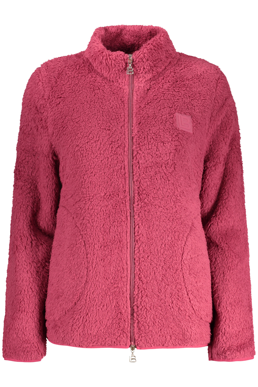 LAURA BIAGIOTTI WOMEN'S PURPLE ZIP-UP SWEATSHIRT