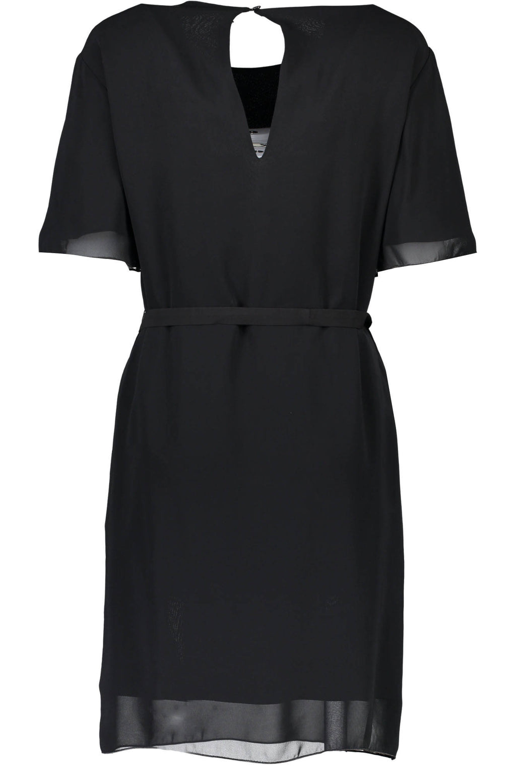 LOVE MOSCHINO SHORT DRESS WOMAN BLACK