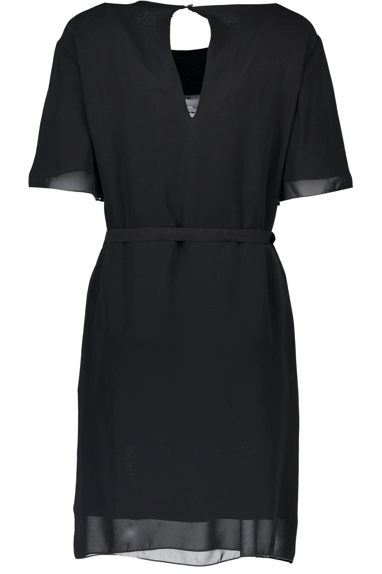 LOVE MOSCHINO SHORT DRESS WOMAN BLACK