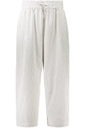 MAXMARA WOMEN'S WHITE TROUSERS