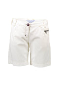 MURPHY & NYE WOMEN'S WHITE BERMUDA TROUSERS
