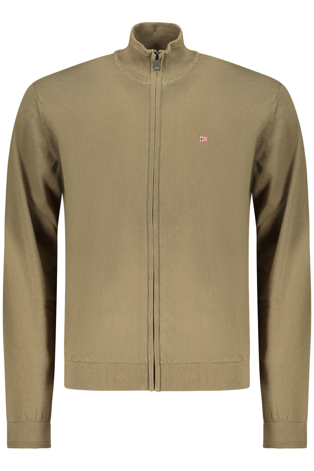 NAPAPIJRI MEN'S GREEN CARDIGAN
