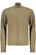 NAPAPIJRI MEN'S GREEN CARDIGAN