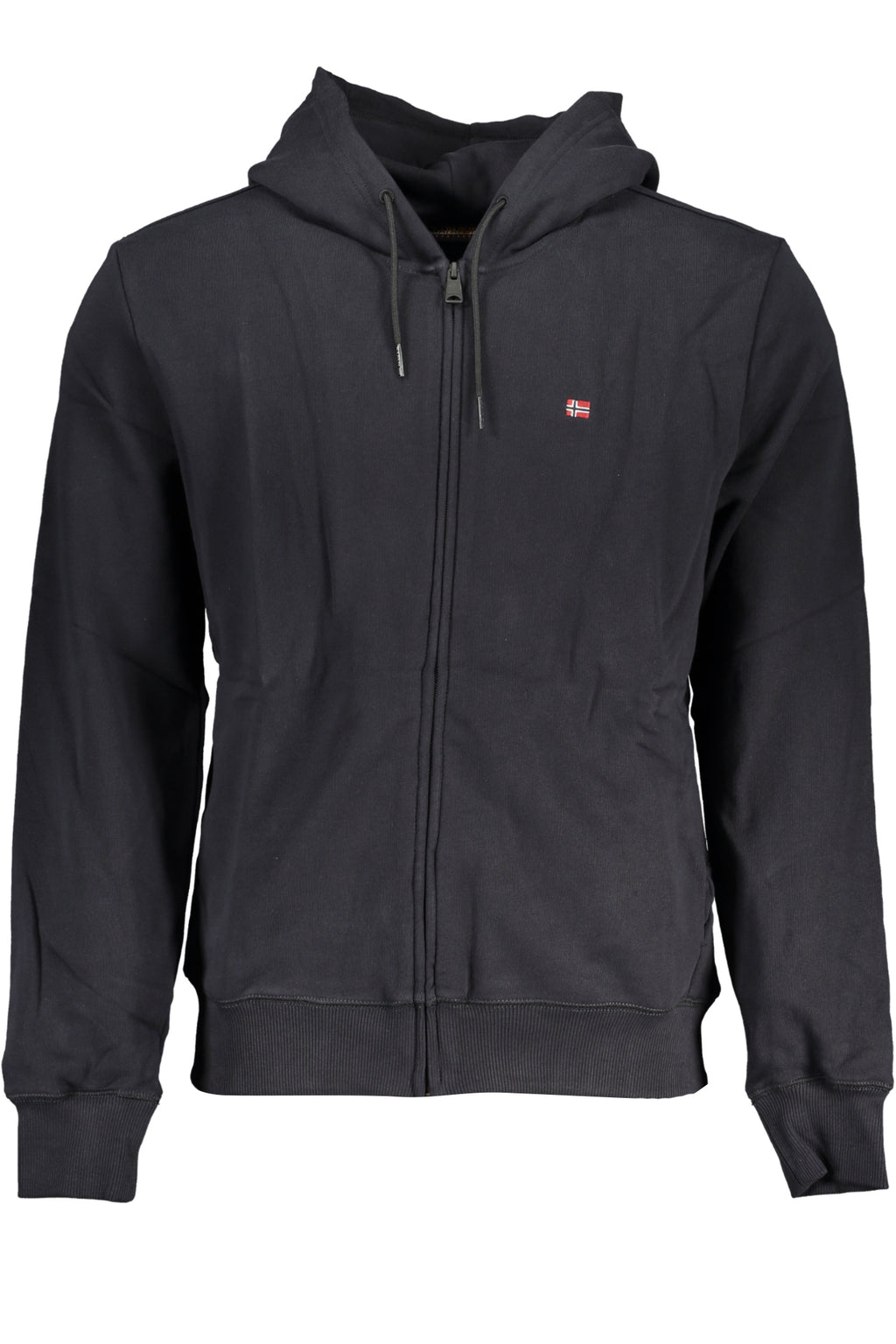 NAPAPIJRI MEN'S BLACK ZIP SWEATSHIRT
