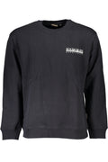 NAPAPIJRI MEN'S BLACK ZIPLESS SWEATSHIRT