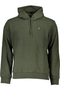 NAPAPIJRI GREEN MEN'S ZIPLESS SWEATSHIRT