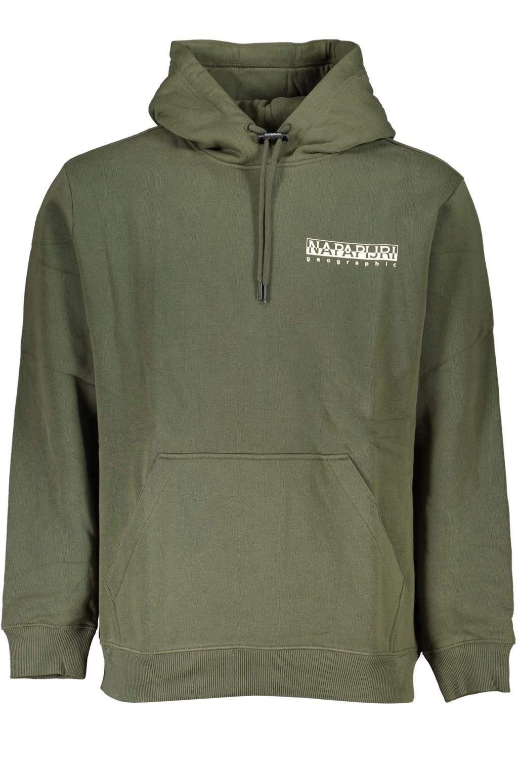 NAPAPIJRI GREEN MEN'S ZIPLESS SWEATSHIRT