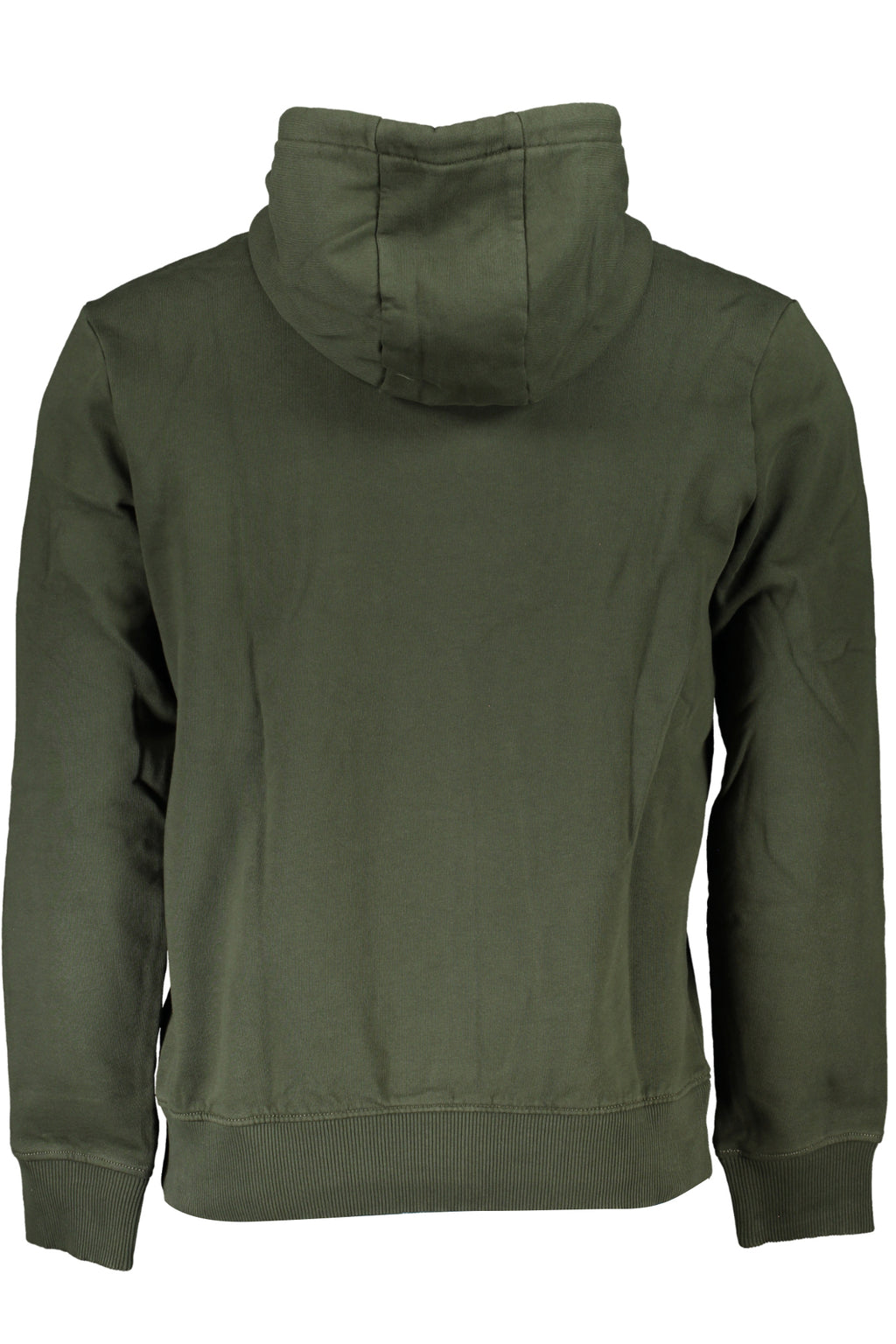 NAPAPIJRI GREEN MEN'S ZIPLESS SWEATSHIRT