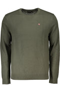 NAPAPIJRI GREEN MEN'S SWEATER