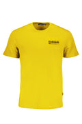 NAPAPIJRI YELLOW MEN'S SHORT SLEEVED T-SHIRT